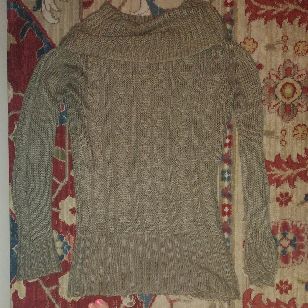 Atmosphere Olive Cowl Neck Sweater